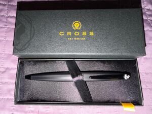 Cross ATX AT882-41 Brushed Black Ballpoint Pen Black PVD New in Box